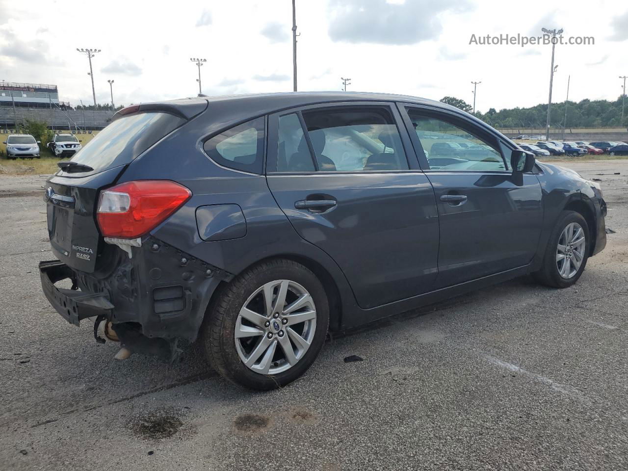 2016 Subaru Impreza Premium Gray vin: JF1GPAB66G8262348