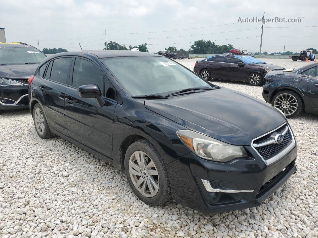 2016 Subaru Impreza Premium Black vin: JF1GPAB66G8330020