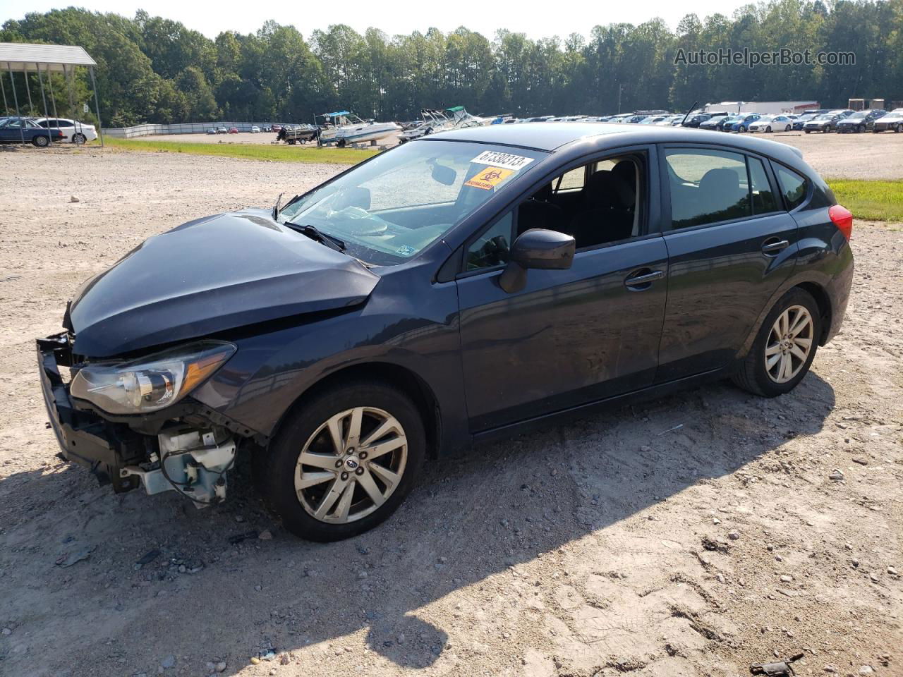 2016 Subaru Impreza Premium Gray vin: JF1GPAB67G8209898