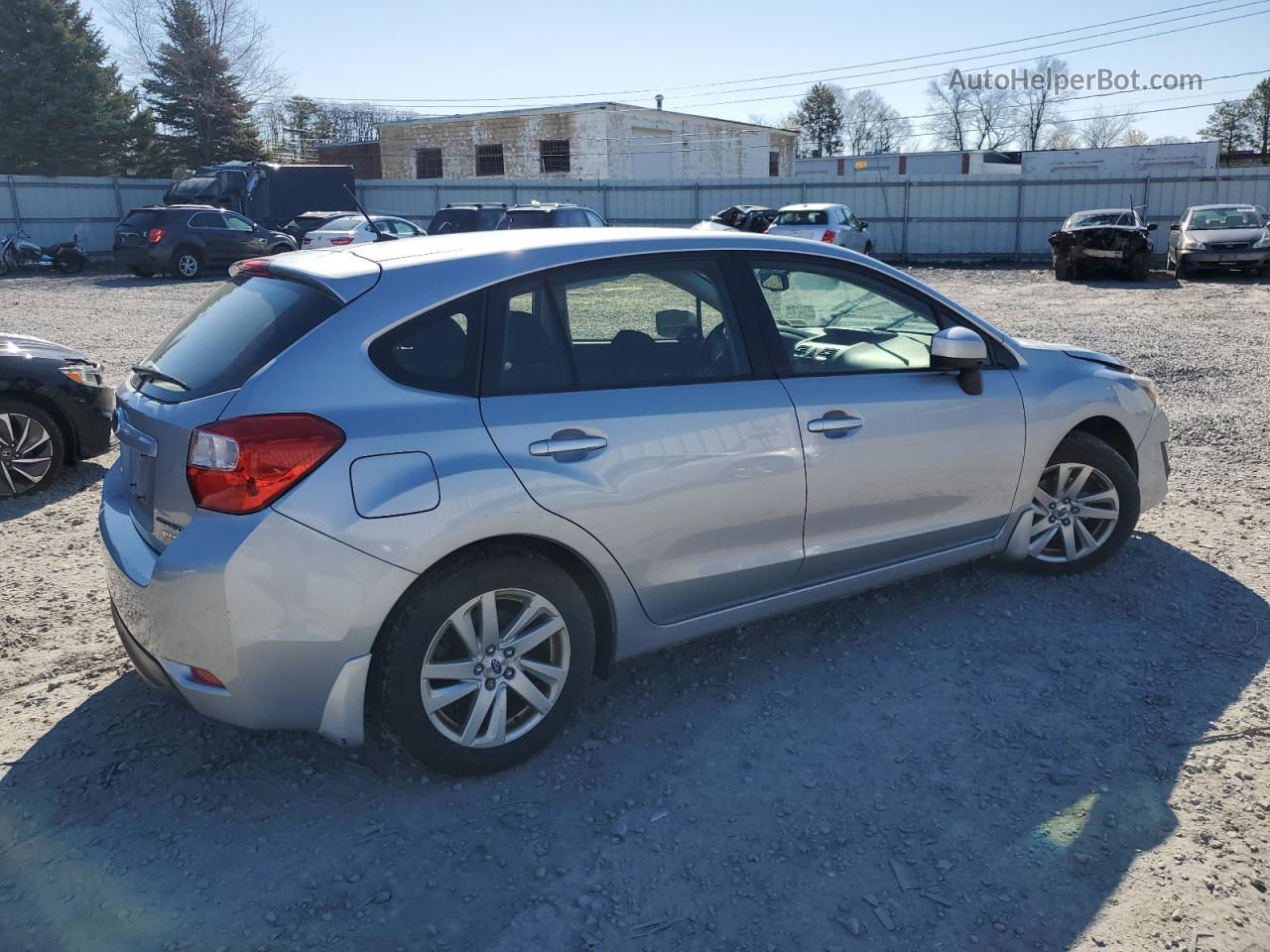 2016 Subaru Impreza Premium Silver vin: JF1GPAB67G8275111