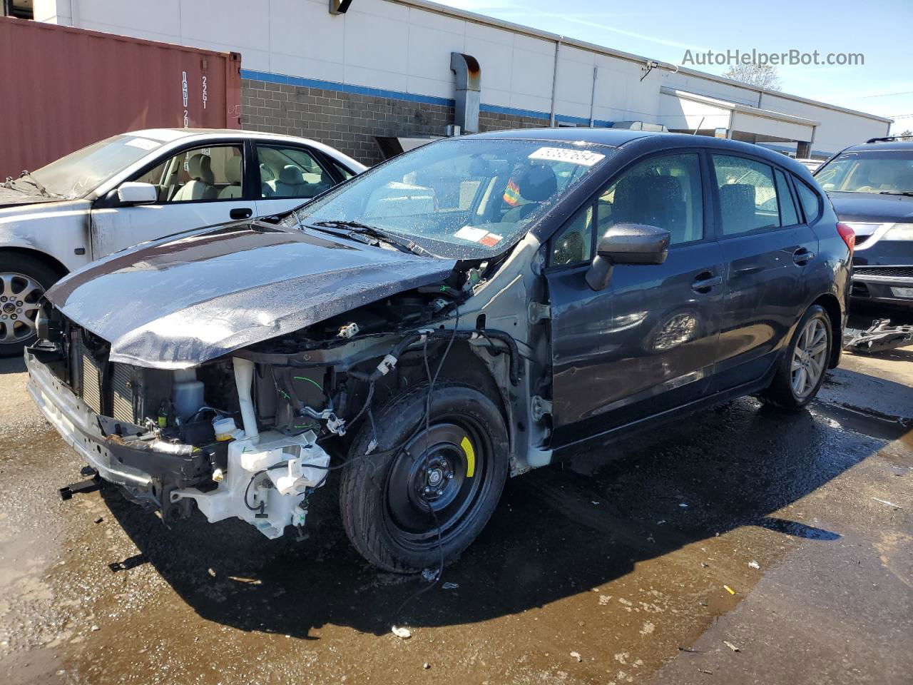 2016 Subaru Impreza Premium Gray vin: JF1GPAB68G8202569