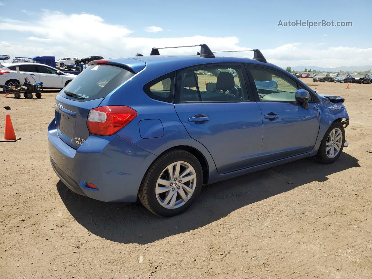 2016 Subaru Impreza Premium Blue vin: JF1GPAB68GH216455