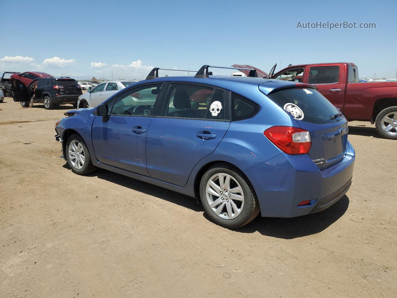 2016 Subaru Impreza Premium Blue vin: JF1GPAB68GH216455