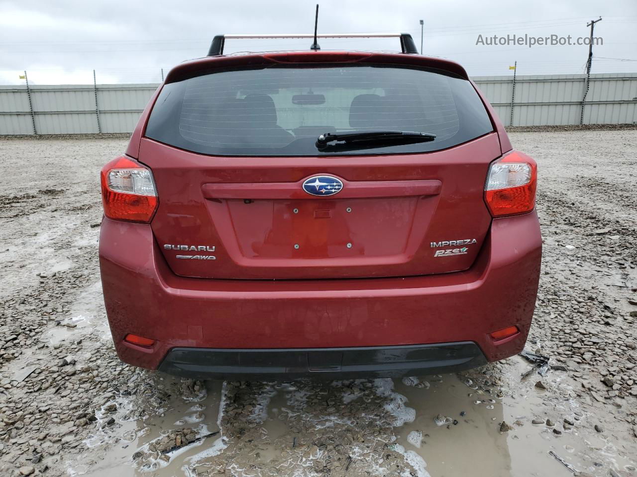 2016 Subaru Impreza Premium Burgundy vin: JF1GPAB69G8210695