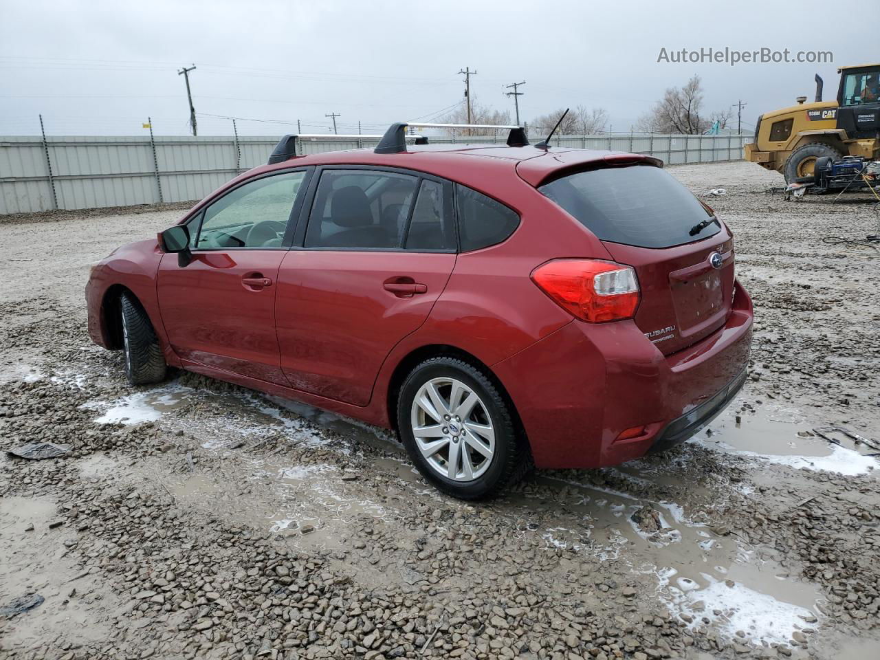 2016 Subaru Impreza Premium Burgundy vin: JF1GPAB69G8210695