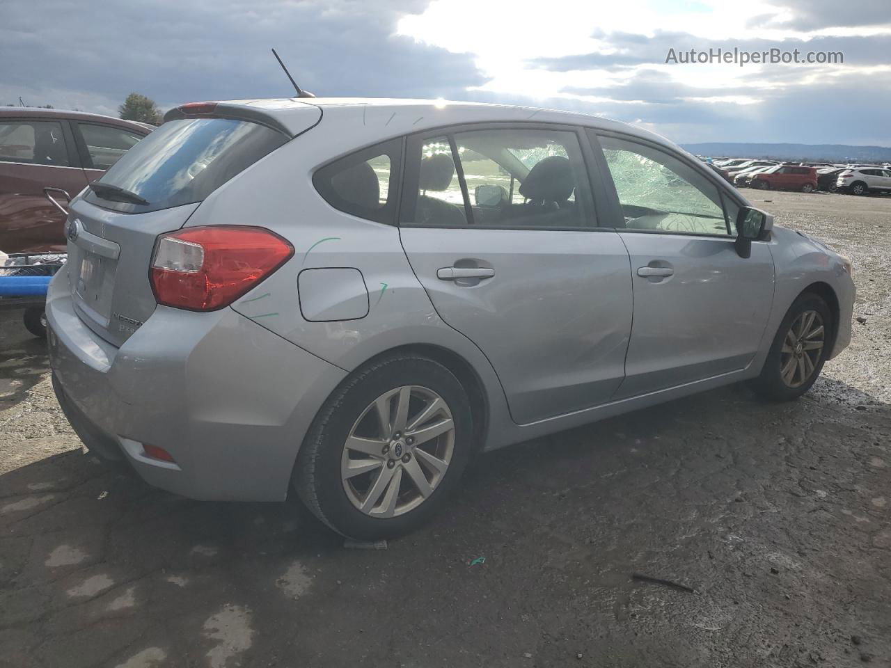 2016 Subaru Impreza Premium Silver vin: JF1GPAB69G8246340