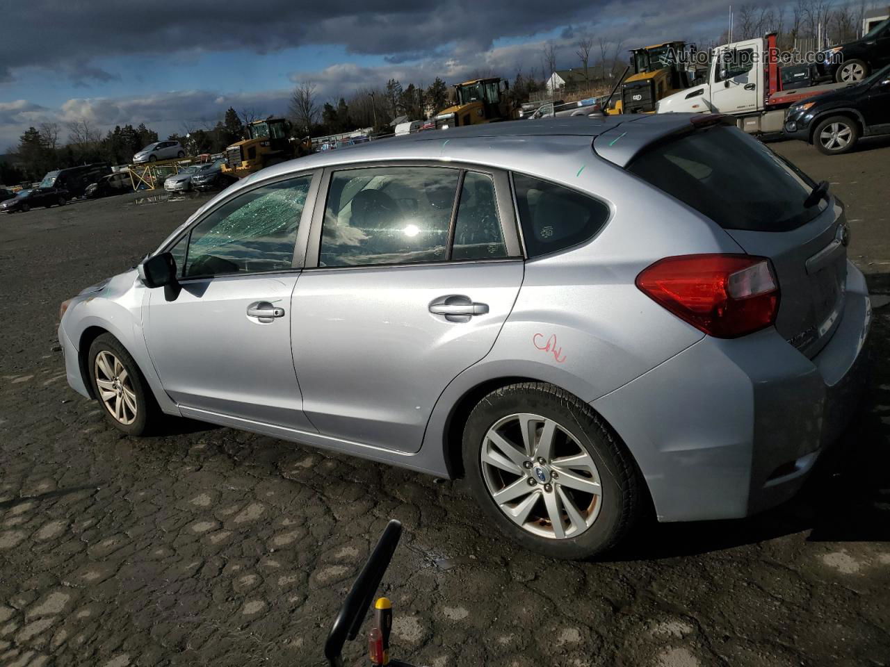 2016 Subaru Impreza Premium Silver vin: JF1GPAB69G8246340