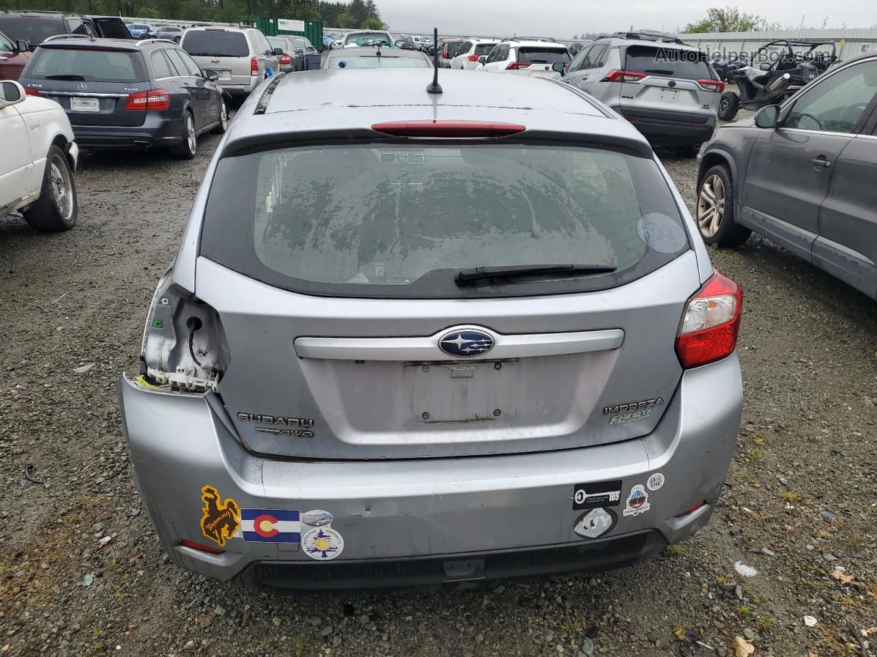 2016 Subaru Impreza Premium Silver vin: JF1GPAB69G8261176