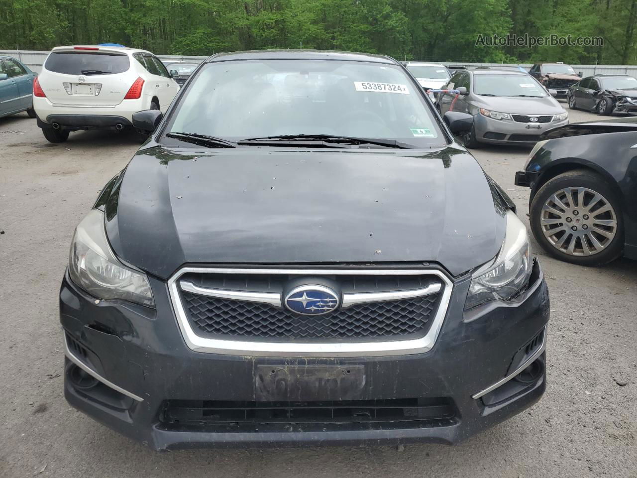 2016 Subaru Impreza Premium Black vin: JF1GPAB69G8333574