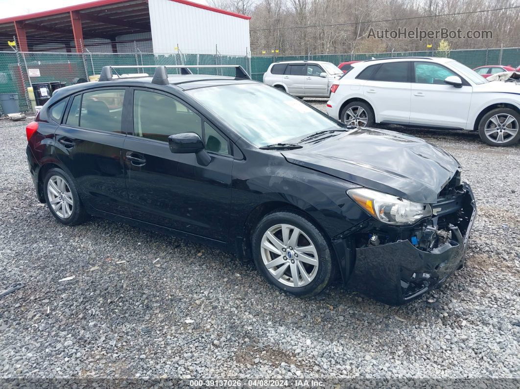 2016 Subaru Impreza 2.0i Premium Black vin: JF1GPAB69G8336037