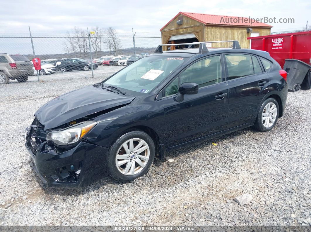 2016 Subaru Impreza 2.0i Premium Black vin: JF1GPAB69G8336037