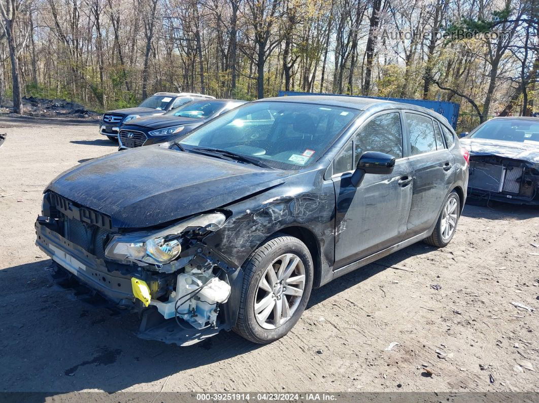 2016 Subaru Impreza 2.0i Premium Black vin: JF1GPAB69G8343490