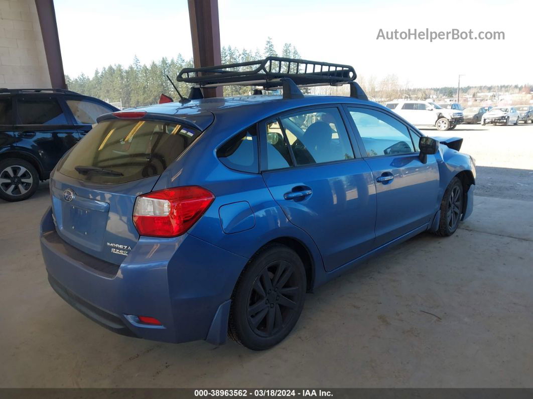 2016 Subaru Impreza 2.0i Premium Синий vin: JF1GPAB6XG8272008