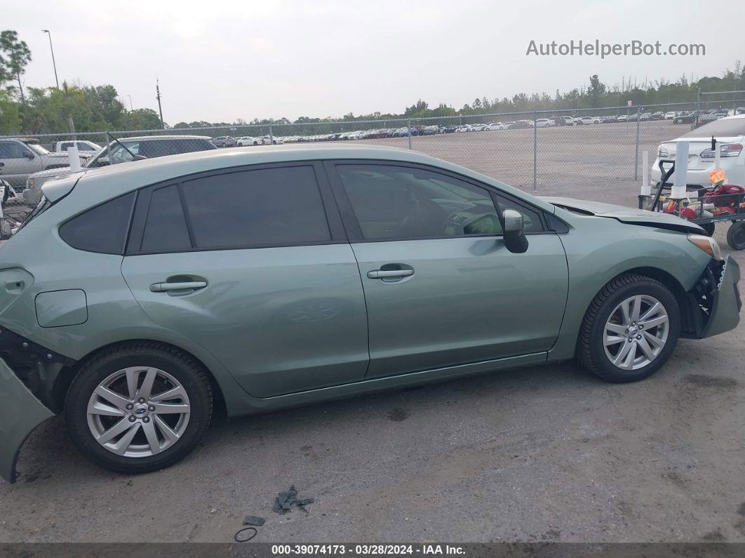 2016 Subaru Impreza 2.0i Premium Green vin: JF1GPAB6XGH297538