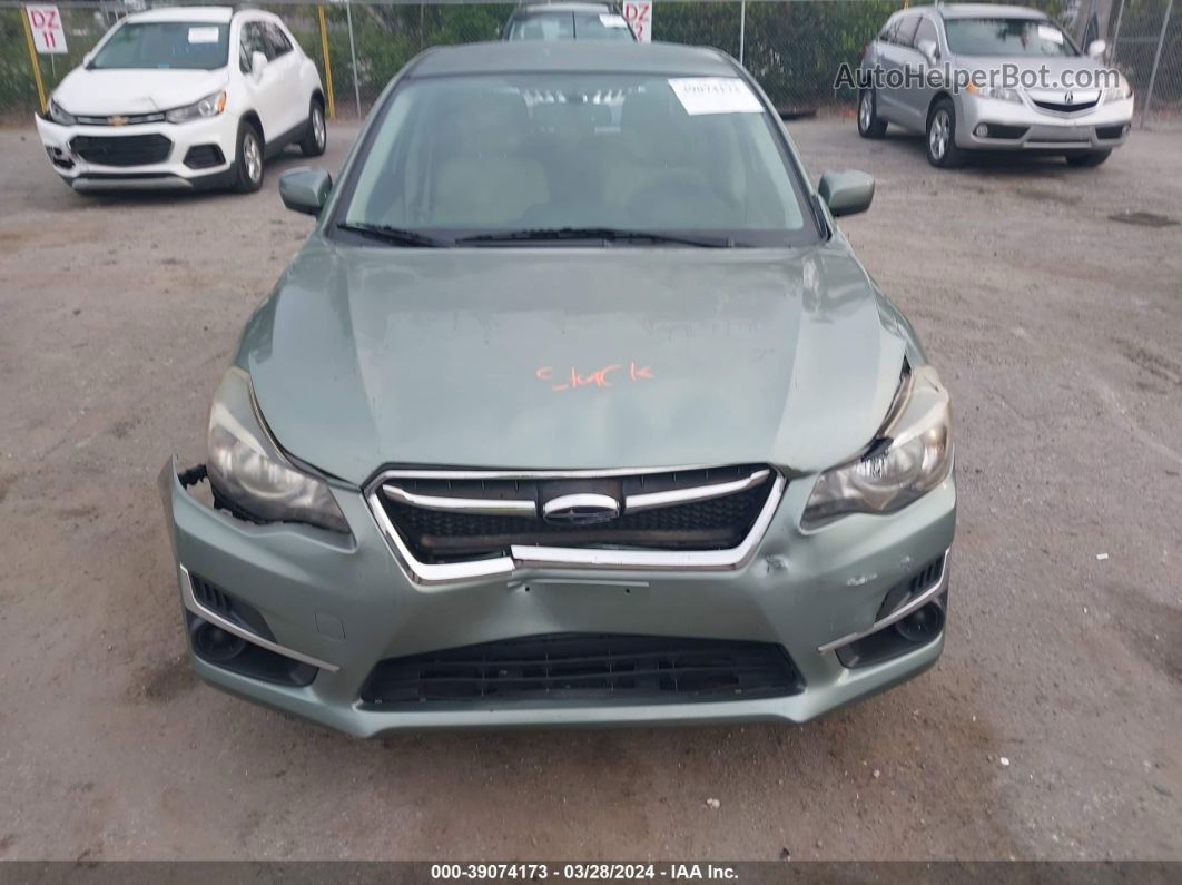 2016 Subaru Impreza 2.0i Premium Green vin: JF1GPAB6XGH297538