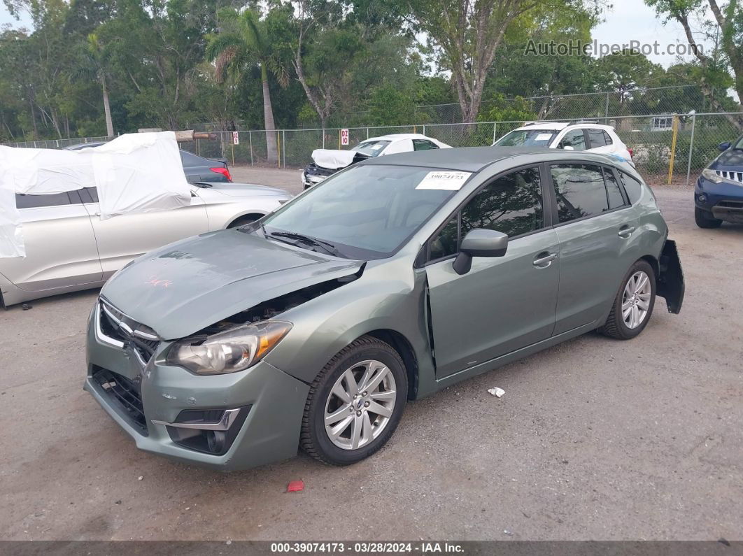 2016 Subaru Impreza 2.0i Premium Green vin: JF1GPAB6XGH297538