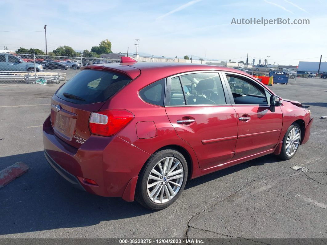 2016 Subaru Impreza 2.0i Limited Red vin: JF1GPAK69G8285137