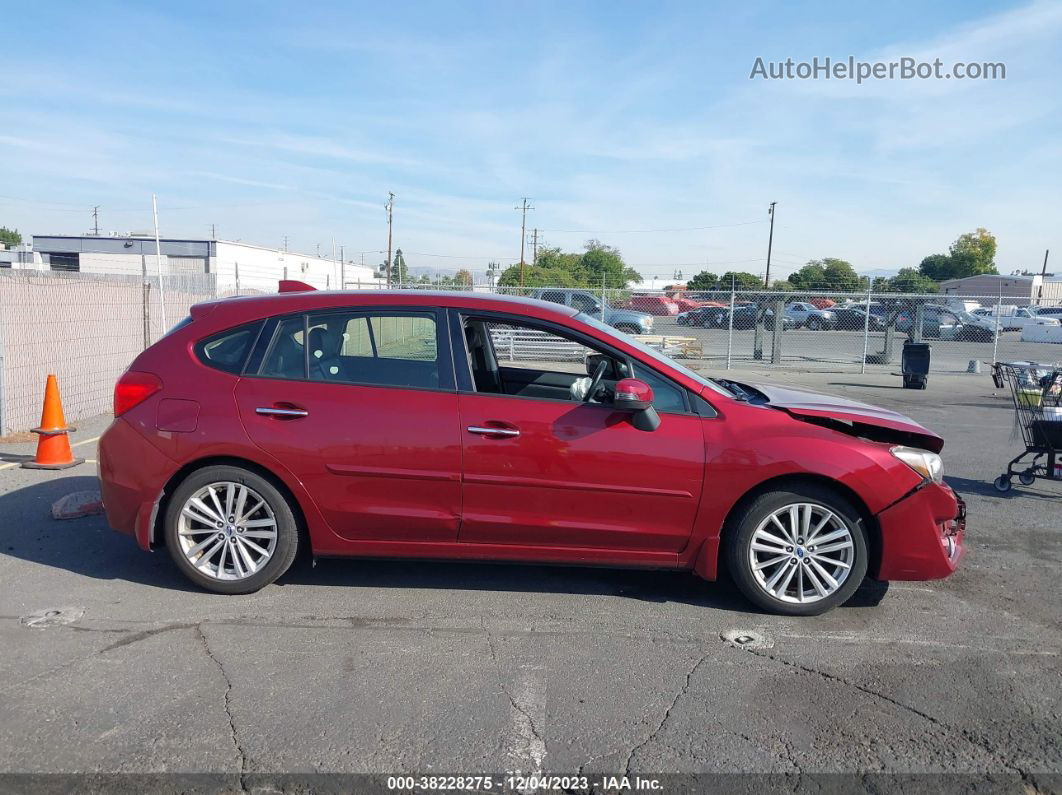 2016 Subaru Impreza 2.0i Limited Red vin: JF1GPAK69G8285137