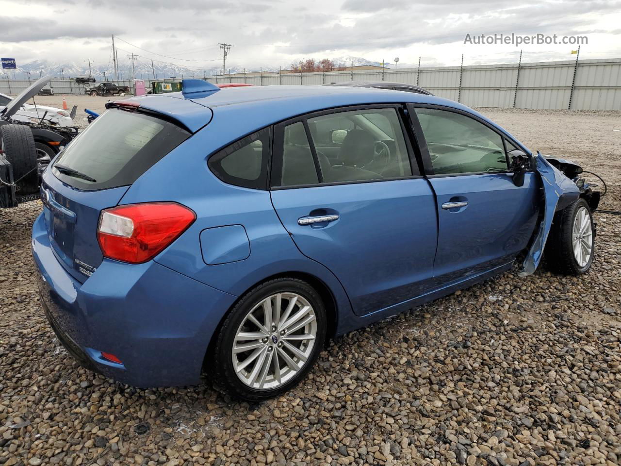 2016 Subaru Impreza Limited Blue vin: JF1GPAK69G8323742