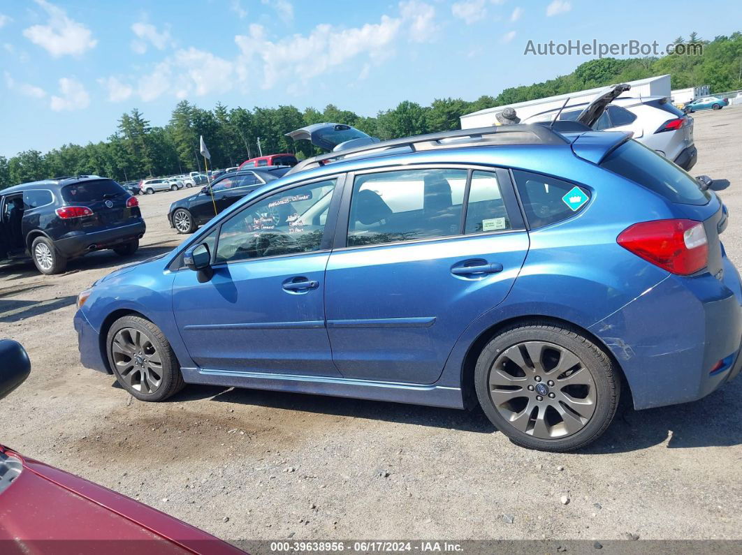 2016 Subaru Impreza 2.0i Sport Premium Blue vin: JF1GPAP60G8303985