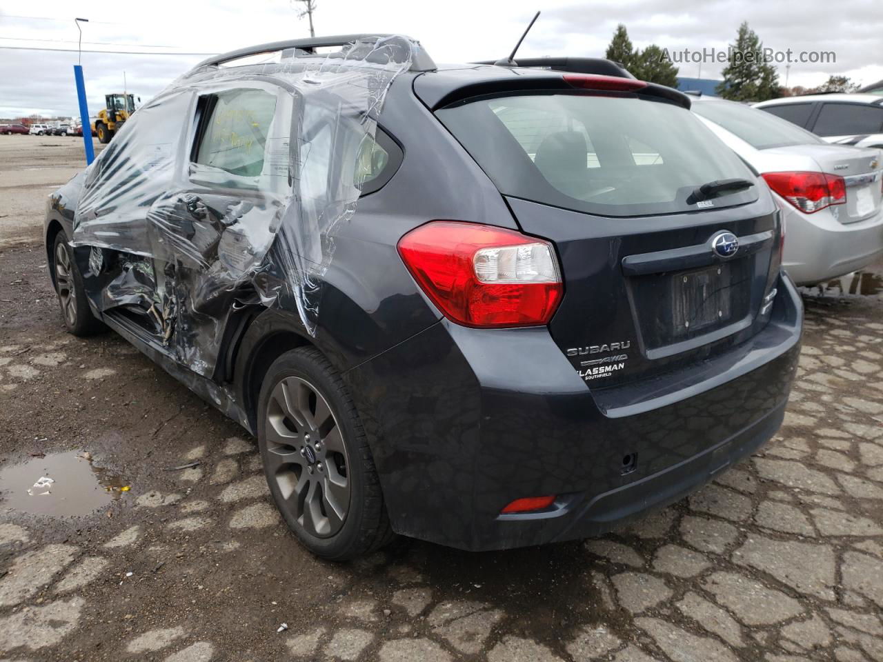 2016 Subaru Impreza Sport Premium Gray vin: JF1GPAP60G8321936