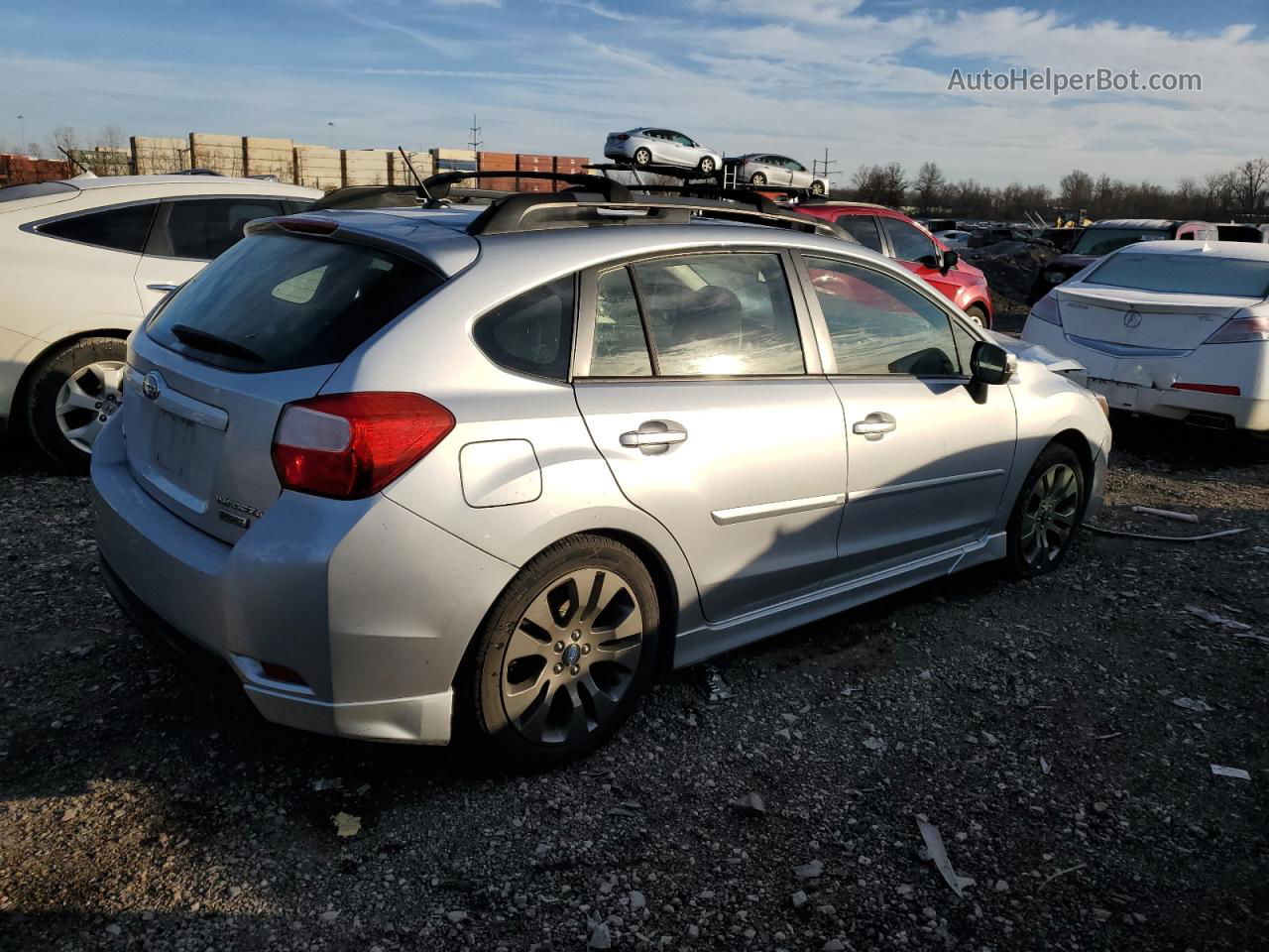 2016 Subaru Impreza Sport Premium Silver vin: JF1GPAP60GH204907