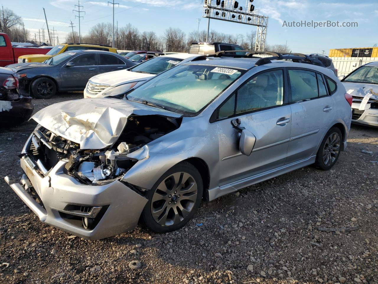 2016 Subaru Impreza Sport Premium Silver vin: JF1GPAP60GH204907