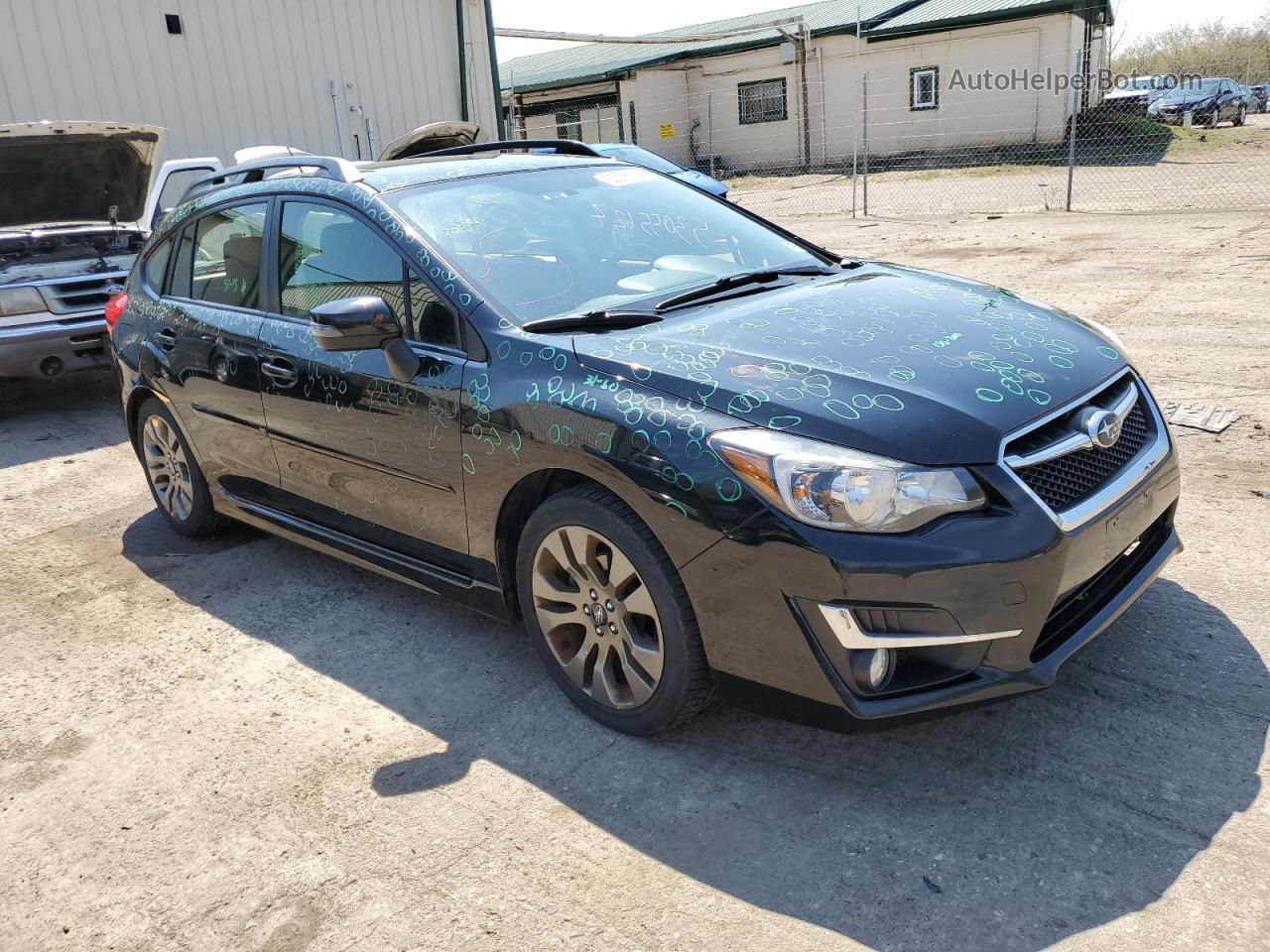 2016 Subaru Impreza Sport Premium Black vin: JF1GPAP60GH296648