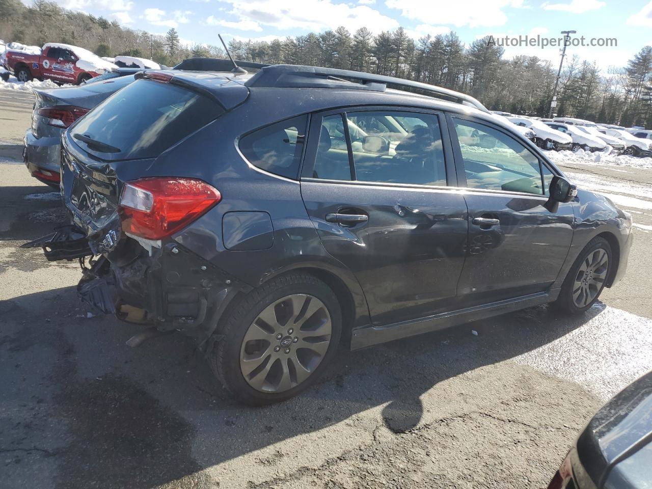 2016 Subaru Impreza Sport Premium Черный vin: JF1GPAP61G8234854