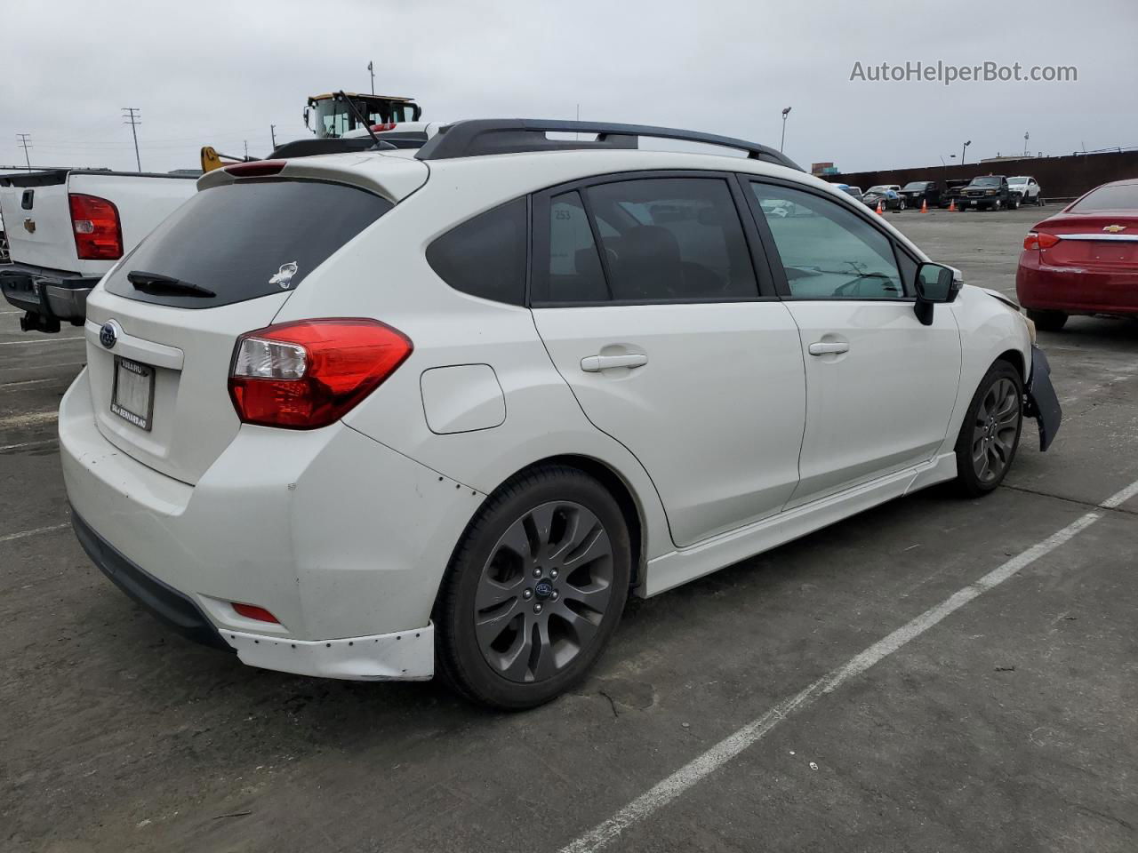 2016 Subaru Impreza Sport Premium White vin: JF1GPAP61G8252495