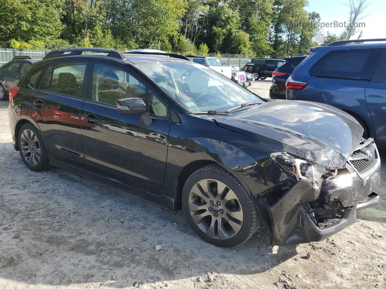 2016 Subaru Impreza Sport Premium Black vin: JF1GPAP61G8263044