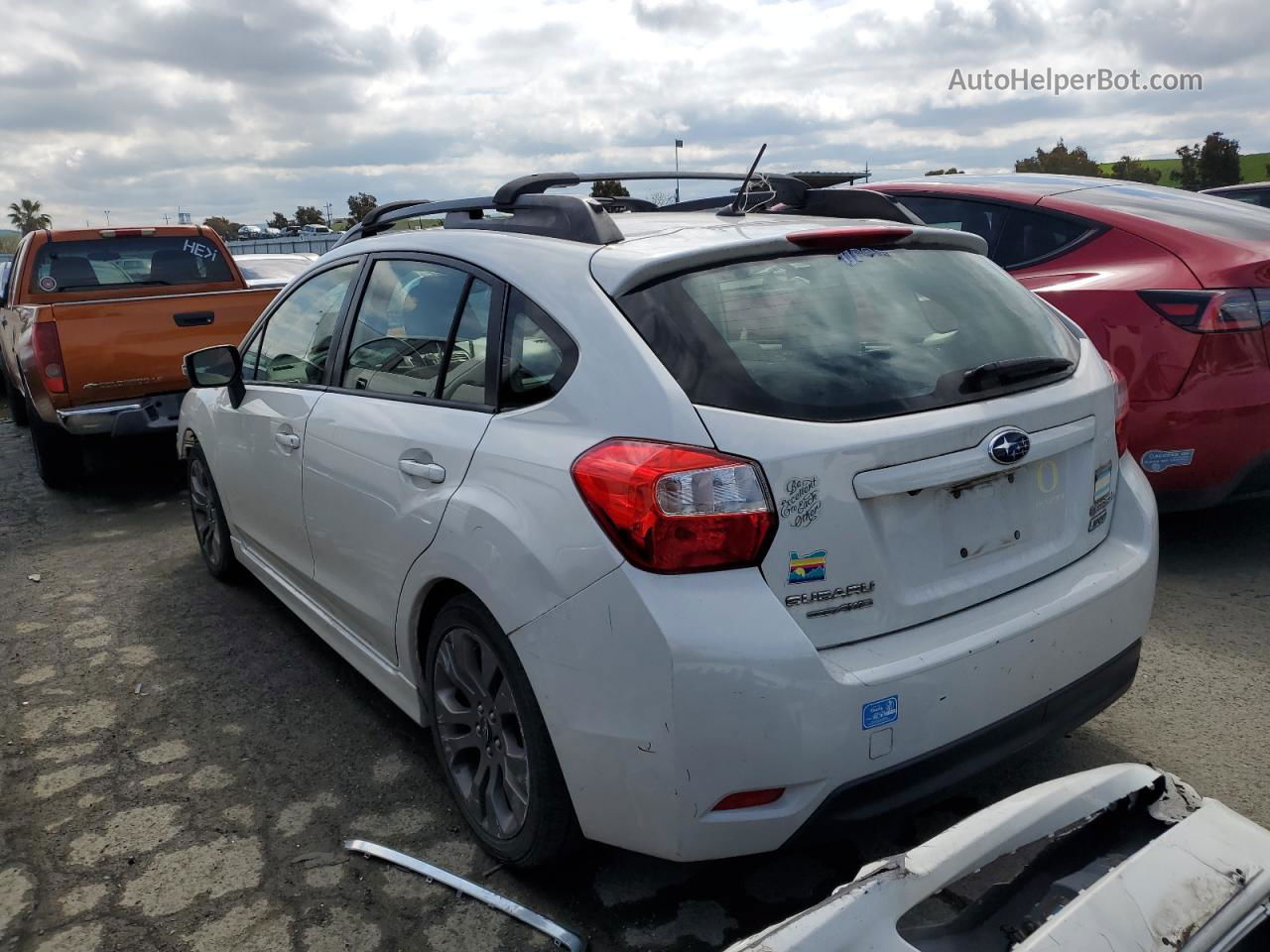 2016 Subaru Impreza Sport Premium Белый vin: JF1GPAP61G9230460