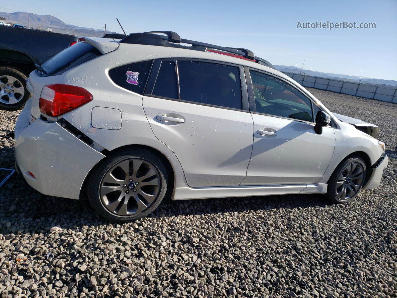 2016 Subaru Impreza Sport Premium White vin: JF1GPAP61G9254760