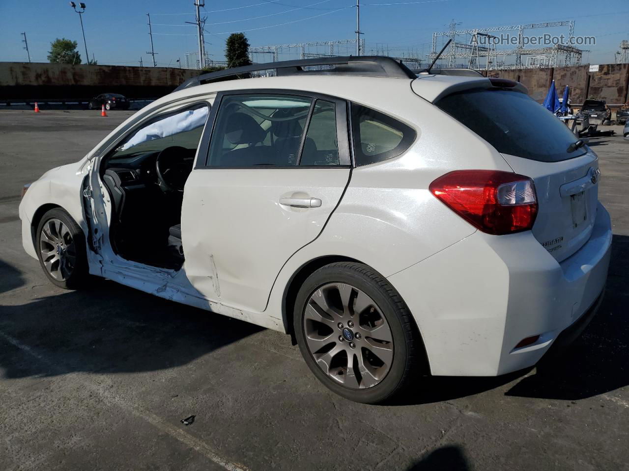 2016 Subaru Impreza Sport Premium White vin: JF1GPAP62G8318732