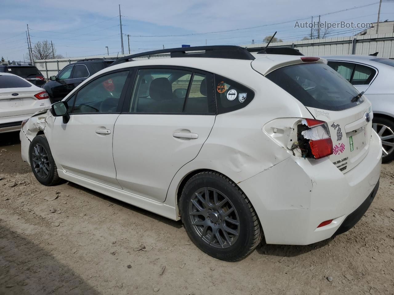 2016 Subaru Impreza Sport Premium White vin: JF1GPAP62G8350015