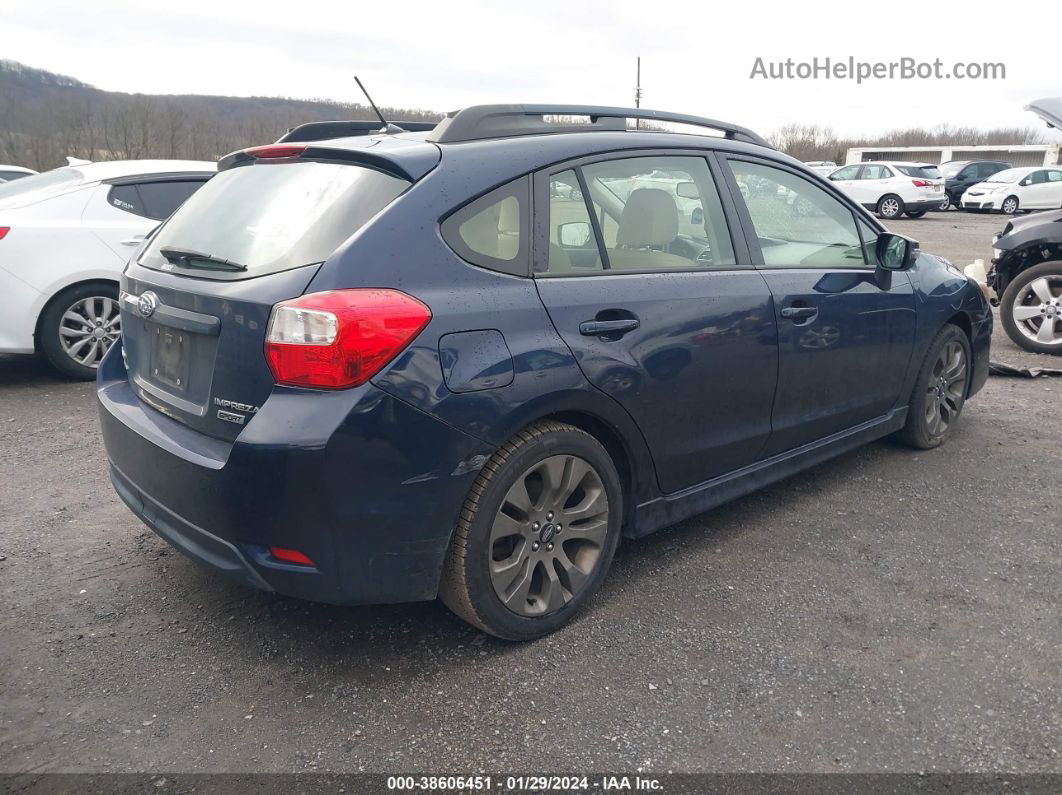 2016 Subaru Impreza 2.0i Sport Premium Blue vin: JF1GPAP62GG269649