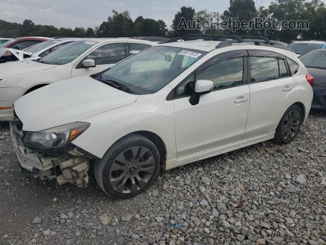 2016 Subaru Impreza Sport Premium White vin: JF1GPAP62GH208909