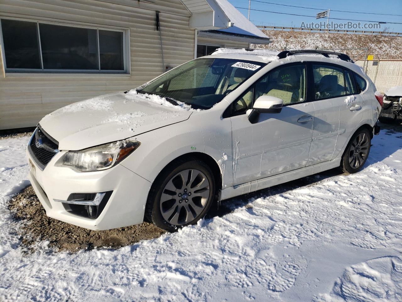 2016 Subaru Impreza Sport Premium Белый vin: JF1GPAP64G8280906