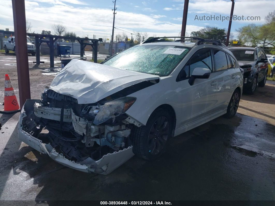 2016 Subaru Impreza 2.0i Sport Premium White vin: JF1GPAP64G8320823