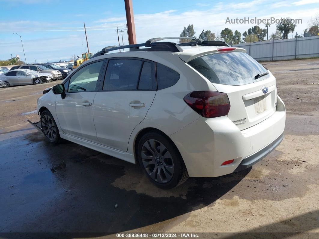 2016 Subaru Impreza 2.0i Sport Premium White vin: JF1GPAP64G8320823