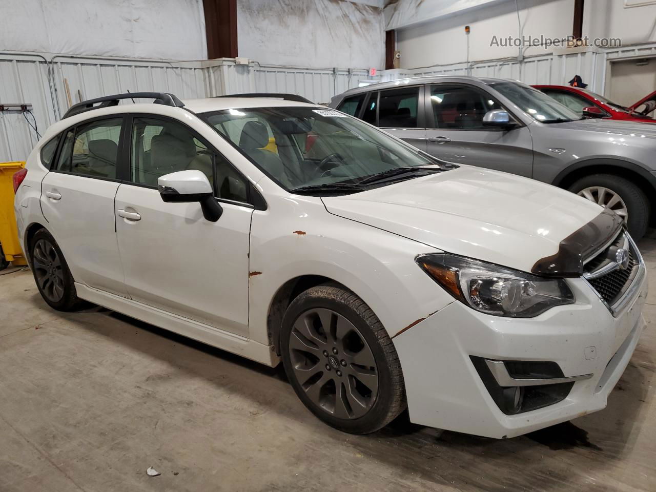 2016 Subaru Impreza Sport Premium White vin: JF1GPAP64G9285694