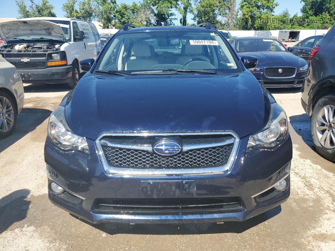 2016 Subaru Impreza Sport Premium Blue vin: JF1GPAP64GH204943