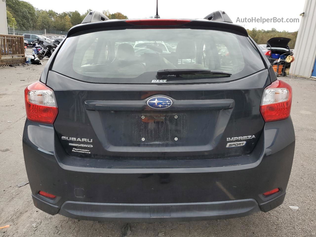 2016 Subaru Impreza Sport Premium Black vin: JF1GPAP64GH284874