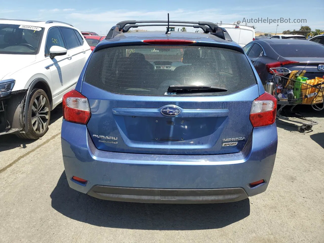 2016 Subaru Impreza Sport Premium Синий vin: JF1GPAP65G8241550