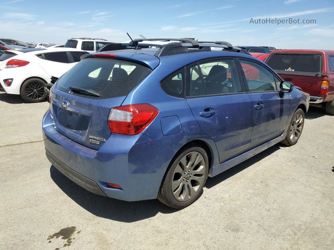 2016 Subaru Impreza Sport Premium Blue vin: JF1GPAP65G8241550