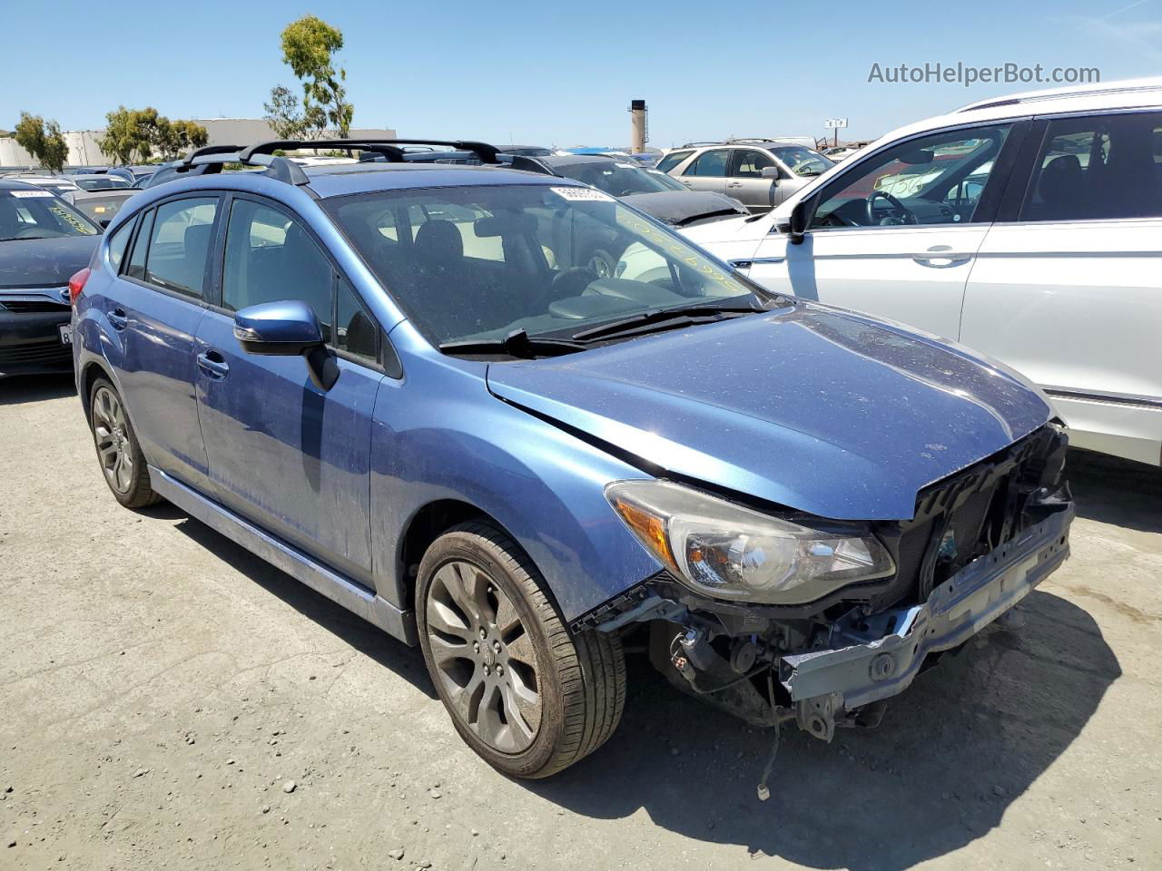 2016 Subaru Impreza Sport Premium Синий vin: JF1GPAP65G8241550