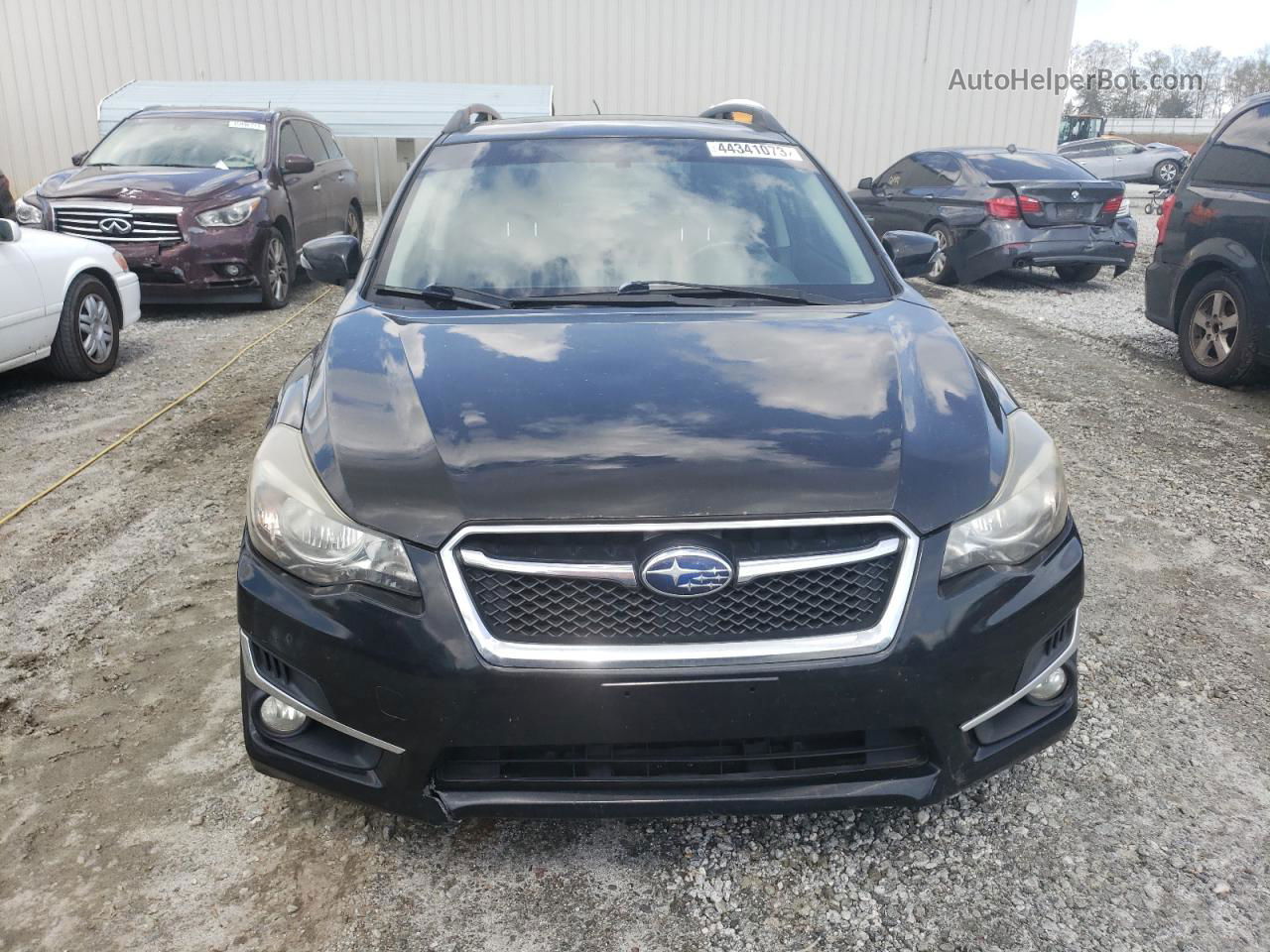 2016 Subaru Impreza Sport Premium Черный vin: JF1GPAP65G8317283