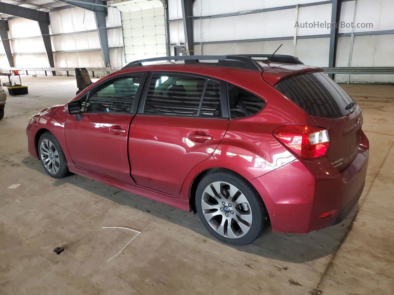 2016 Subaru Impreza Sport Premium Бордовый vin: JF1GPAP66G8253593