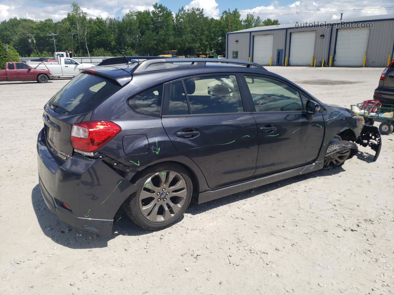 2016 Subaru Impreza Sport Premium Серый vin: JF1GPAP66G8280096