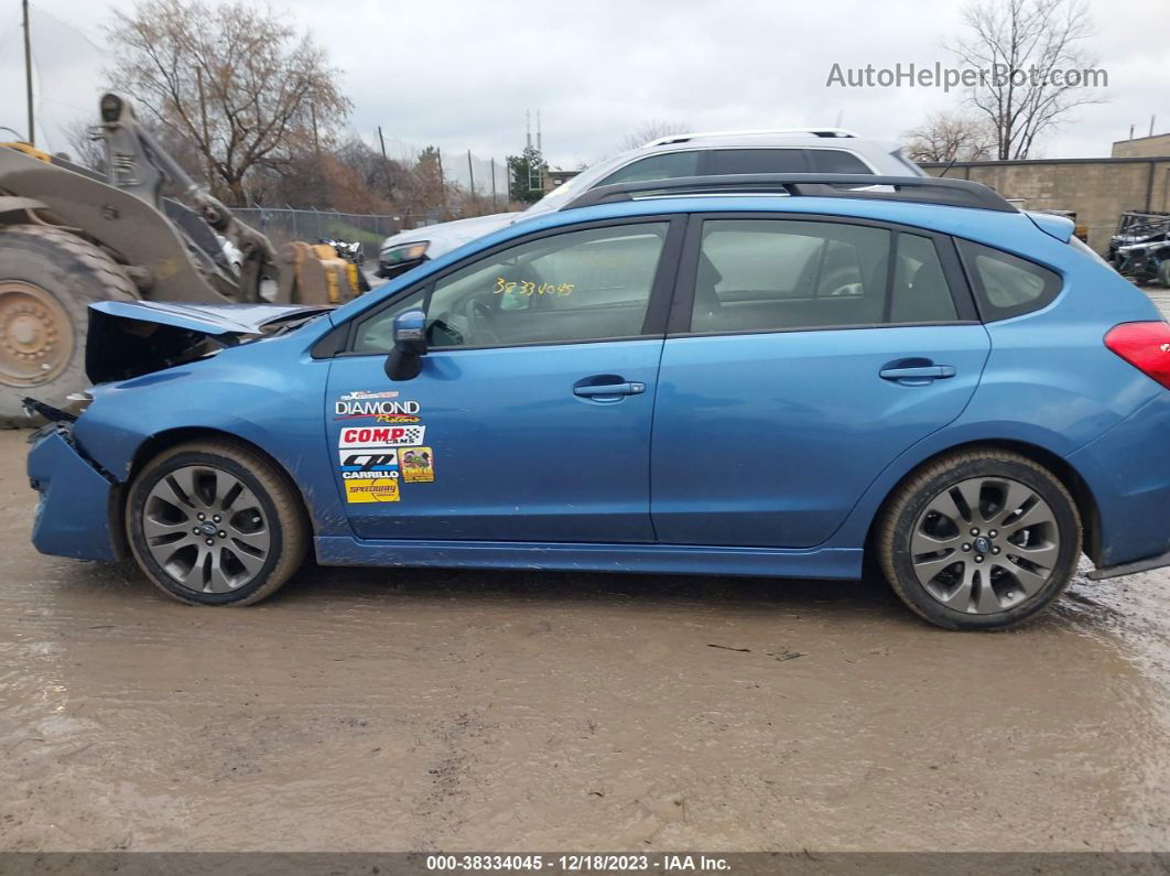 2016 Subaru Impreza 2.0i Sport Premium Синий vin: JF1GPAP66GH209660